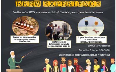 Jornada ‘Experiencia Cervecera’ propiciada por AETCM: ¿te apuntas?