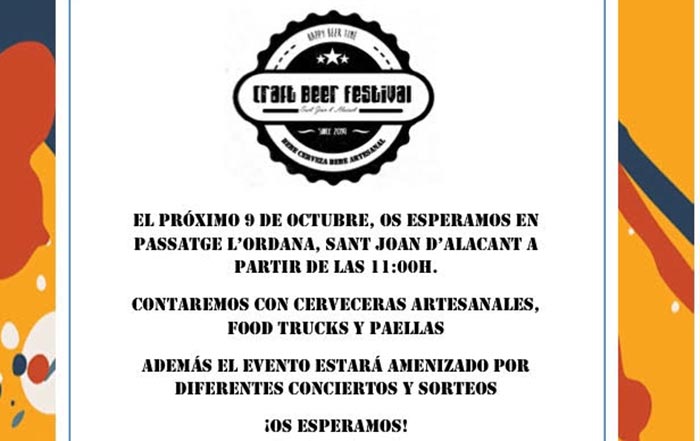 9 de octubre: feria de cerveza artesanal en San Juan