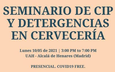 Seminario de CIP y Detergencias en Cervecería: precio especial para socios AECAI