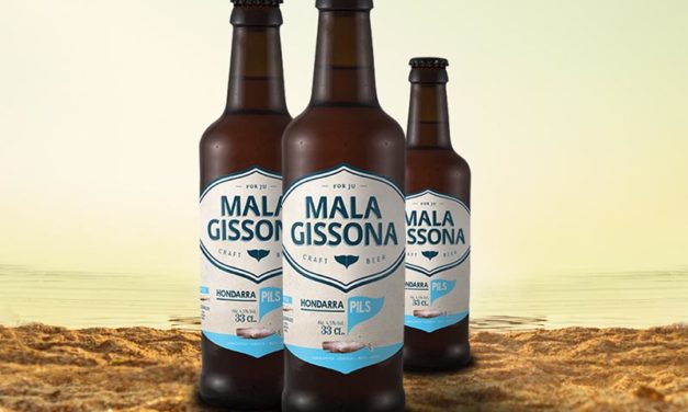 La cervecera  de Oiartzun Mala Gissona lanza su quinta novedad en lo que va de año: Hondarra