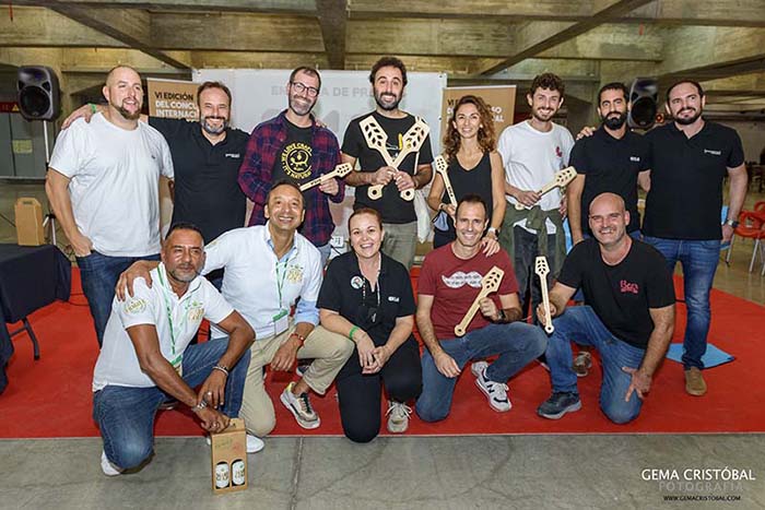 Entrega de premios de la VI Edición del Concurso  Internacional de Cervezas Artesanas (CICA) que se  celebró en Can Picafort el pasado mes de septiembre