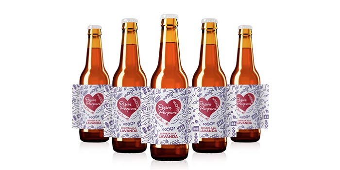Pasión Púrpura, una cerveza de color morado inspirada en los campos de lavanda