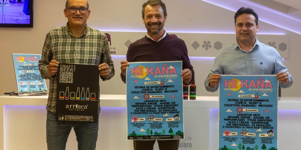 Arriaca vuelve a colaborar como cerveza oficial del Festival Ke Kaña, que llega con muchas novedades en su X edición