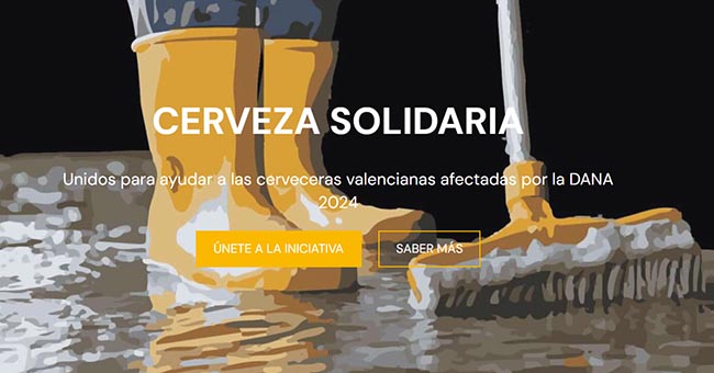 Cerveza Solidaria, una iniciativa para ayudar a las cerveceras afectadas por la DANA