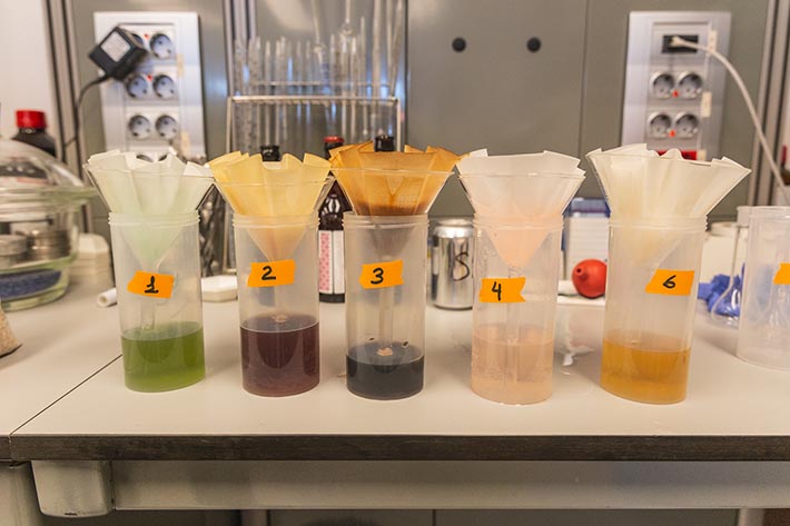 laboratorio de cerveza