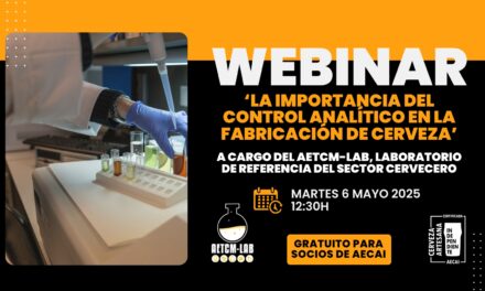 El control analítico de la cerveza: webinar GRATUITO para socios y socias de AECAI